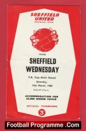 Sheffield United v Sheffield Wednesday 1960 – FA Cup