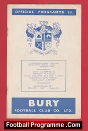 Bury v QPR 1959