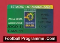 Manchester United v South Melbourne 2000 Brazil World Club Championship Ticket