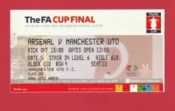 Arsenal v Manchester United 2005 – Cup Final Football Ticket Wales