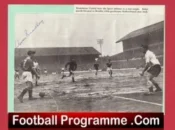 Manchester United Warren Bradley Autographed Signed Picture 1960s