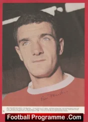 Manchester United Bill Foulkes Autographed Signed Picture Man Utd 1960s