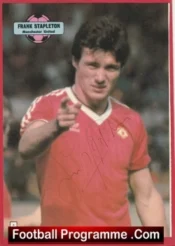 Manchester United Frank Stapleton Autograph Signed Picture