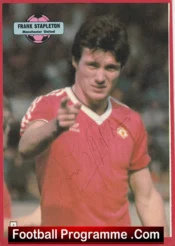 Manchester United Frank Stapleton Autograph Signed Picture