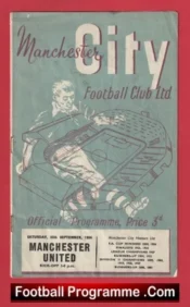 Manchester City v Manchester United 1954 – 1950s Man Utd