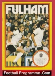 Fulham v Charlton Athletic 1977 – George Best + Bobby Moore