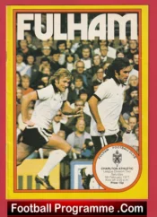 Fulham v Charlton Athletic 1977 – George Best + Bobby Moore