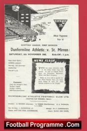 Dunfermline Athletic v St Mirren 1965 – Alex Ferguson