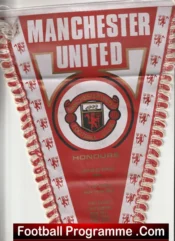 Manchester United Pennant Flag Man Utd 1968 European Cup Winners