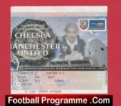 Manchester United v Chelsea 2000 – FA Charity Shield Ticket