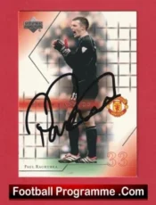 Manchester United Paul Rachubka Autograph Signed Football Card Man Utd