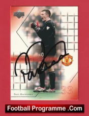 Manchester United Paul Rachubka Autograph Signed Football Card Man Utd