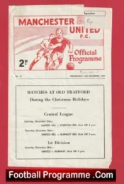 Manchester United v Barrow 1963 – George Best Youth Man Utd 63