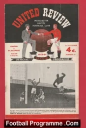 Manchester United v Blackpool 1953 – 1950s Man United