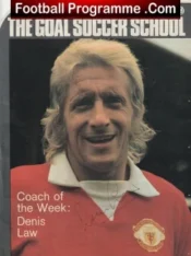 Manchester United Denis Law – Autographed Signed Picture 1970s
