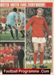 Manchester United Denis Law – Autograph Signed Picture 1970’s