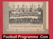 Manchester United Multi Signed Autographed Man Utd 1960s