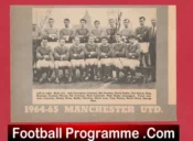 Manchester United Multi Signed Autographed Man Utd 1960s