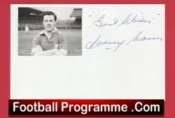 Manchester United Johnny Morris Autograph Signed Man Utd 1940s