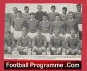 Manchester United Denis Law – Autographed Signed Squad Picture 1960s