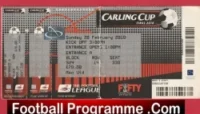 Aston Villa v Manchester United 2010 – League Cup Final Ticket
