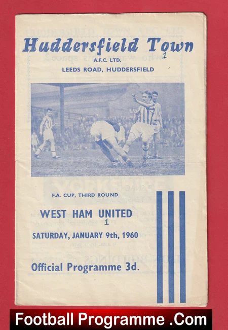 Huddersfield Town v West Ham 1960 - Denis Law - Image 2