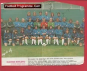Oldham Athletic Football Club Multi Autograph Signed Team Picture 1973 1974