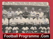 Luton Town Football Club Multi Autographed Signed Picture 1950s