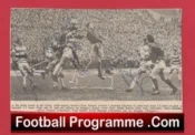 Queens Park Rangers QPR v Charlton 1967/68 Multi Autographed Signed picture