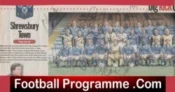 Shrewsbury Town Football Club Multi Autographed Signed 1994 1995