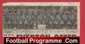 Shrewsbury Town Football Club Multi Autographed Signed 1994 1995