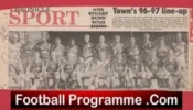 Shrewsbury Town Football Club Multi Autographed Signed 1996 1997
