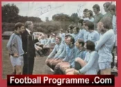Coventry City Football Club Multi Autographed Signed Picture 1970s