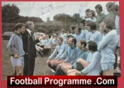 Coventry City Football Club Multi Autographed Signed Picture 1970s