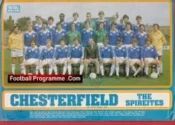 Chesterfield Football Club Multi Autographed Signed Picture 1980s