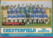 Chesterfield Football Club Multi Autographed Signed Picture 1980s