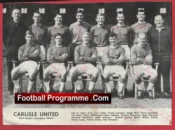 Carlisle United Football Club Multi Autographed Signed Picture 1960s