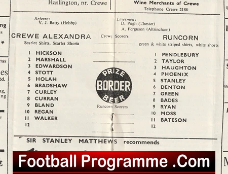 Crewe Alexandra v Runcorn 1968 - Cheshire Senior Cup Final - Image 3