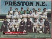 Preston North End Football Club Multi Autographed Signed 1975 Nobby Stiles