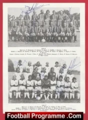 Plymouth Football Club Multi Autographed Signed Picture 1970s