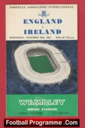 England v Ireland 1963 – Bobby Charlton – Bobby Moore