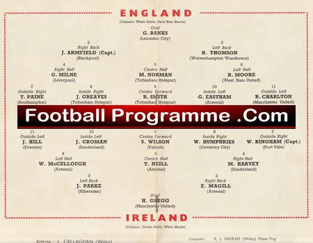 England v Ireland 1963 - Bobby Charlton - Bobby Moore - Image 4