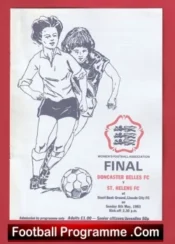 Doncaster Belles v St Helens 1983 – Football Womens Cup Final