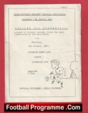 Stoke On Trent Boys v Liverpool Boys 1962 – Schoolboys Football