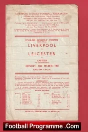 Liverpool v Leicester Boys 1965 – Schoolboys Football Semi Final