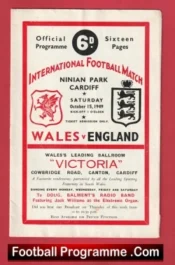 Wales v England 1949 – Multi Signed Autographed Both Teams