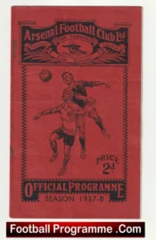 Arsenal v Bolton Wanderers 1938 – 1930s Football Programmes
