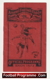 Arsenal v Preston 1938 – 1930s Football Programme