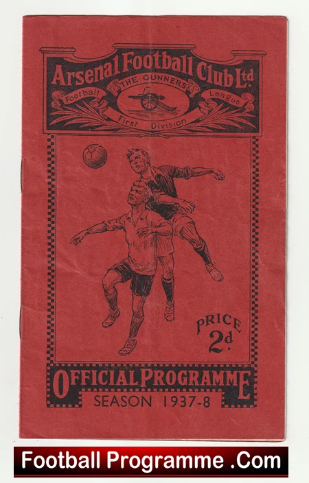 Arsenal v Preston 1938 - 1930s Football Programme - Image 2