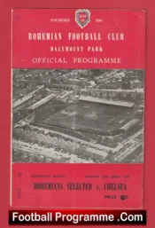 Bohemians v Chelsea 1954 – Ireland 1950s
